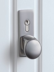 polished stainless steel garage door handle